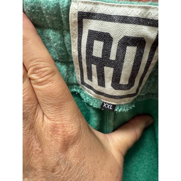 Roots of Fight Bill Russell Boston Celtic #6 Green Sweatpants XXL 2XL - Picture 6 of 7